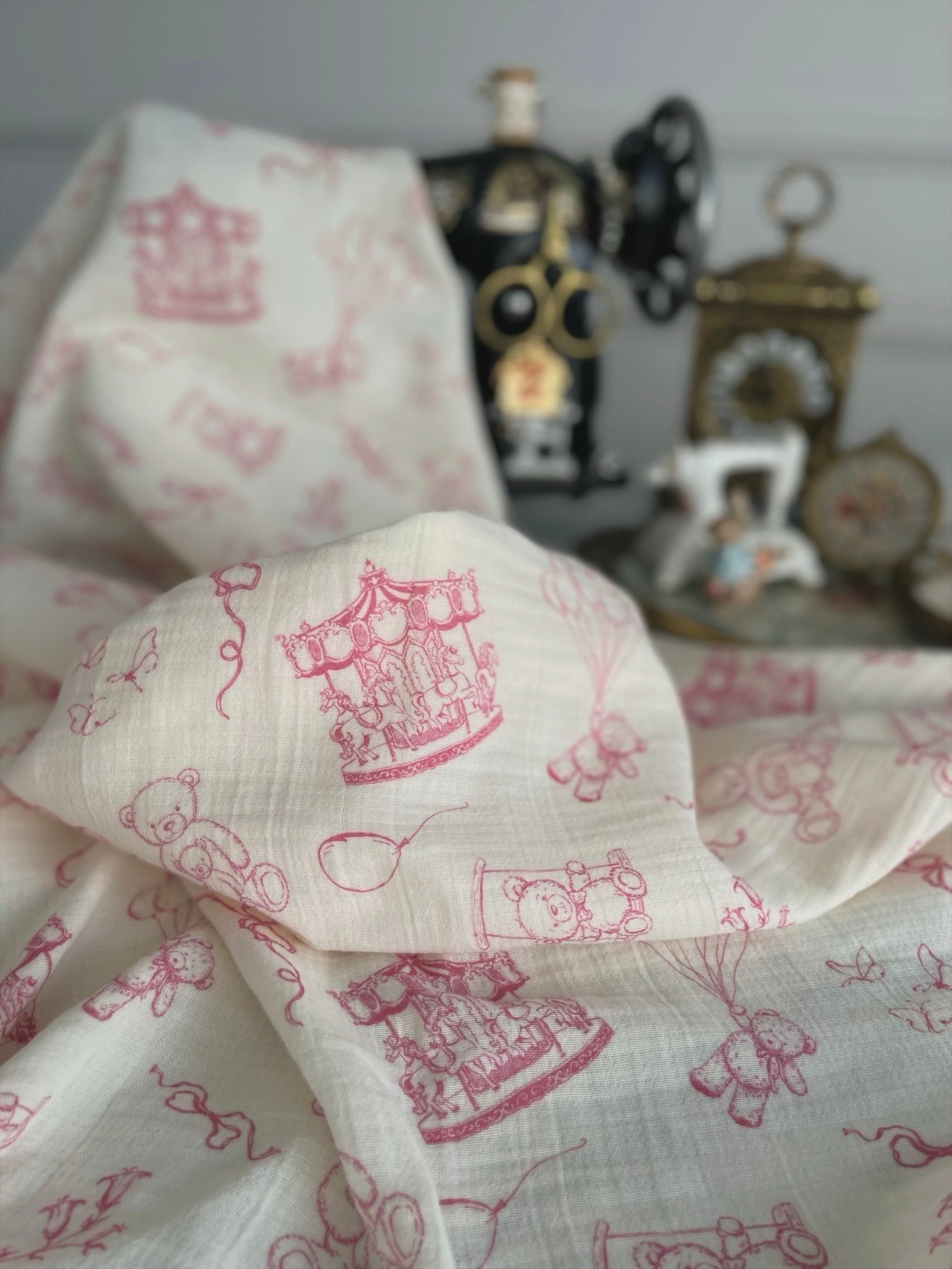 PİNK CİRCUS MÜSLİN ❗️ÖN SİPARİŞ TESLİM SÜRESİ 3 HAFTADIR