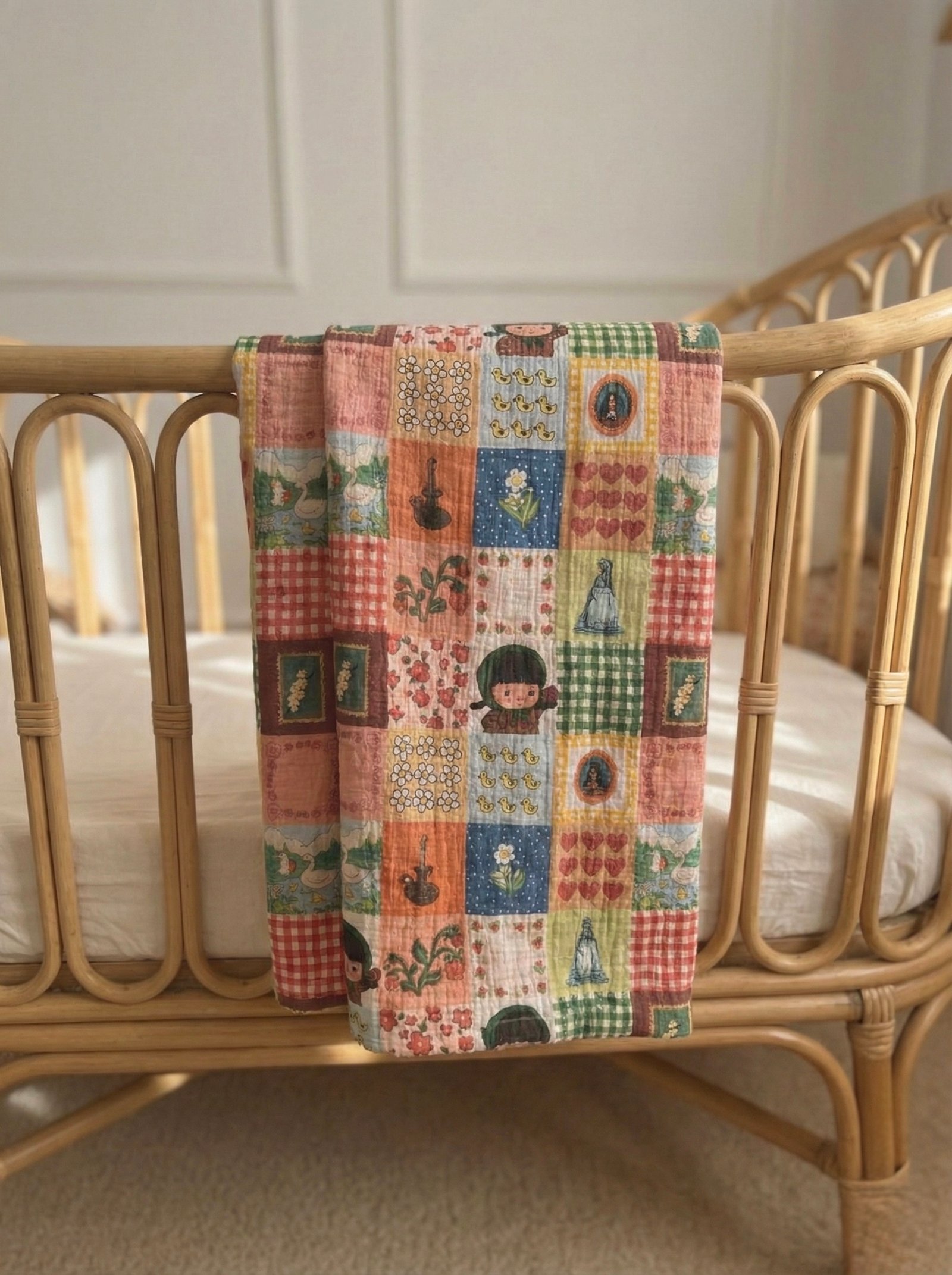 CUTE FAİR TALES KULLANIMA HAZIR MÜSLİN ÖRTÜ