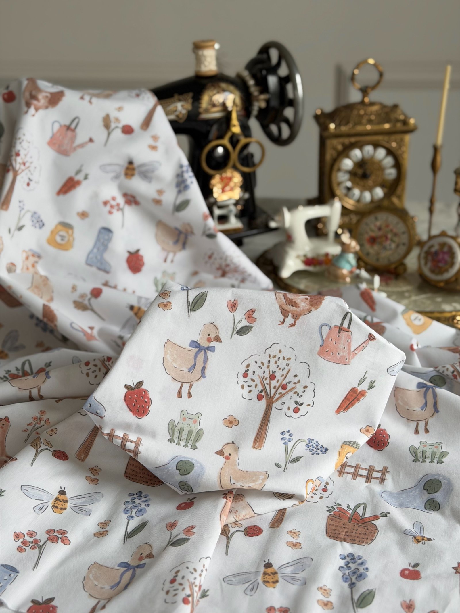 DUCK FARM POPLİN KUMAŞ